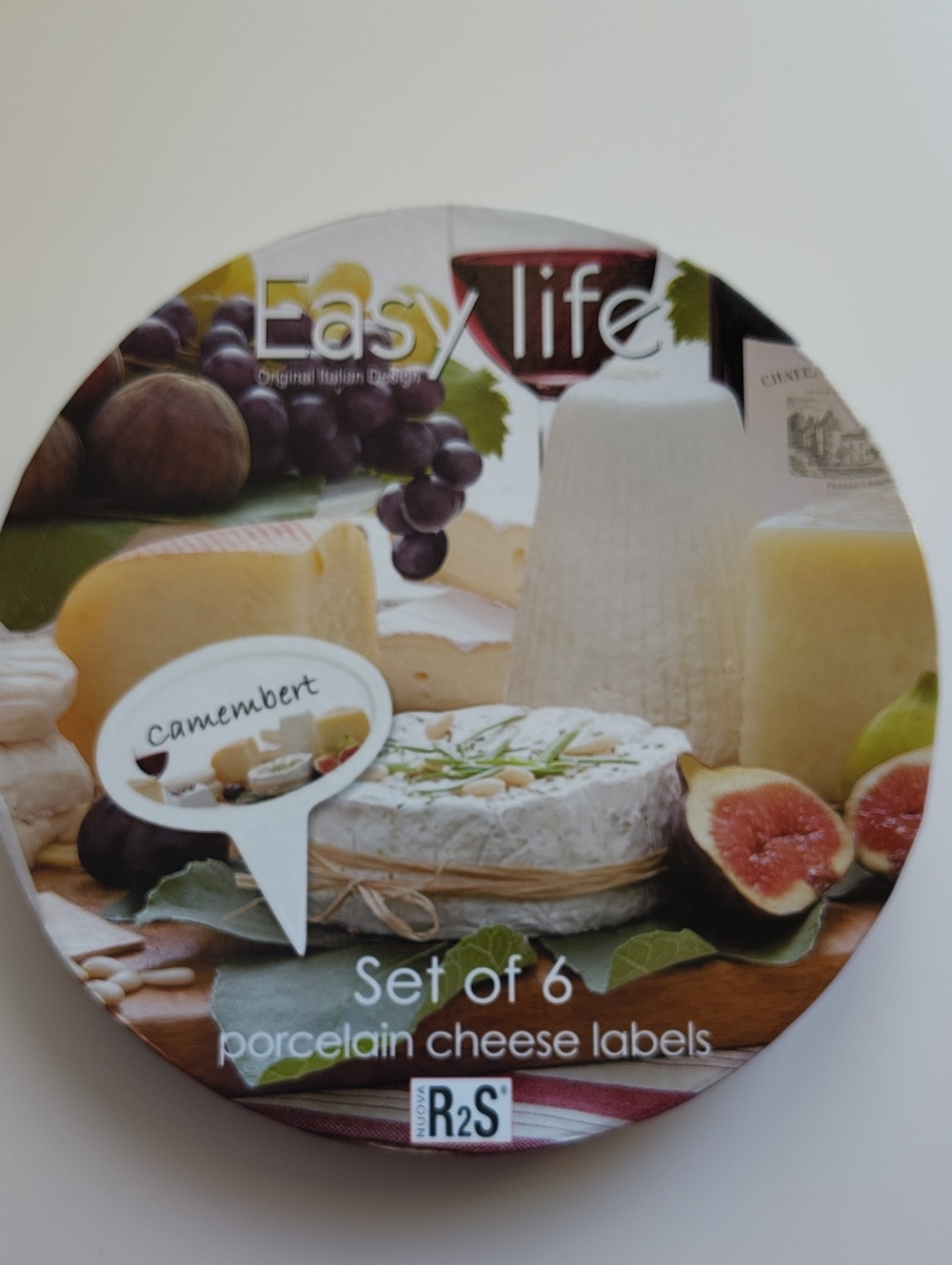 Porcelain Cheese Labels - White (Set of 6)